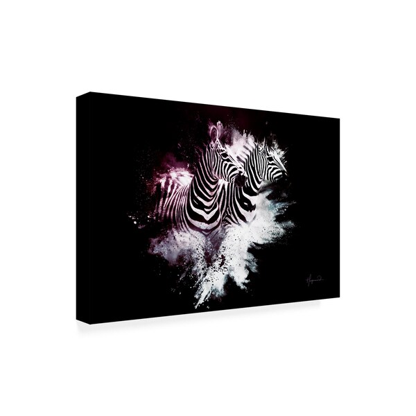 Philippe Hugonnard 'Wild Explosion Collection - The Zebras' Canvas Art,22x32